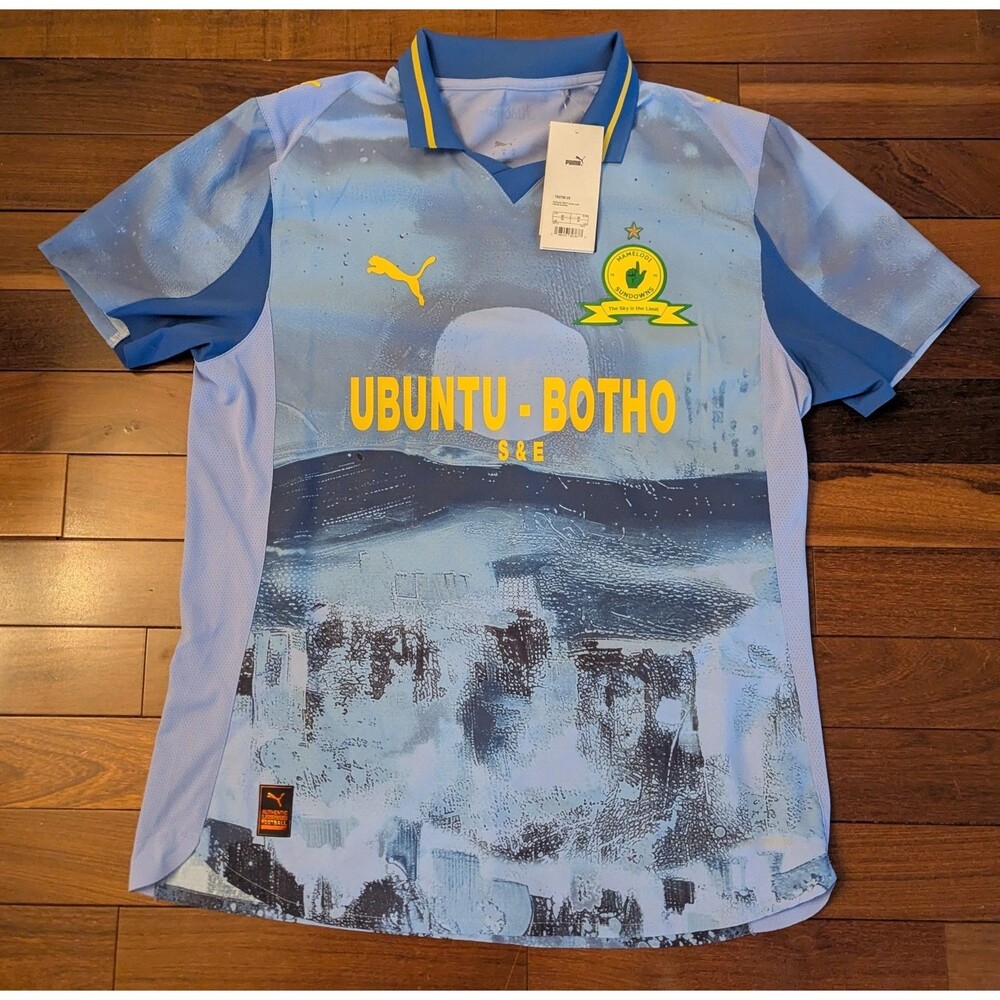Puma Mamelodi Sundowns x KidSuper 2025 Jersey Authentic Men's Sz Med 782720-23